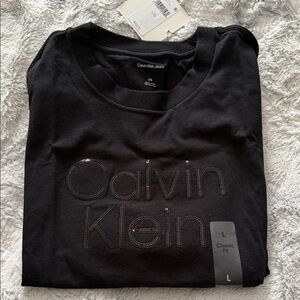 Calvin Klein Black Short Sleeve Tee